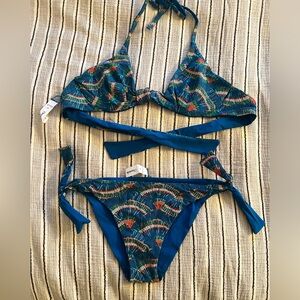 Chantelle blue bikini small